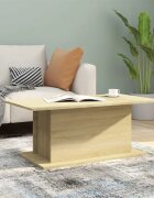 vidaXL Кафе маса сонома дъб 102x555x40 см инженерно дърво