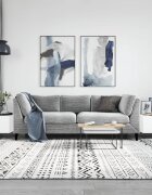 vidaXL Кафе маси 2 бр бели 50x50x40 см инженерно дърво