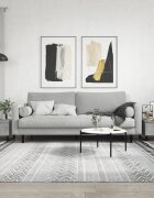 vidaXL Кафе маси 2 бр бетонно сиво 50x46x35 см инженерно дърво