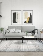 vidaXL Кафе маси 2 бр Бетонно сиво 50x50x40 см инженерно дърво