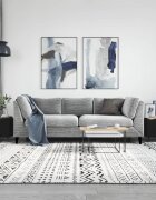 vidaXL Кафе маси 2 бр черни 50x50x40 см инженерно дърво