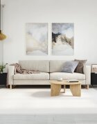 vidaXL Кафе маси 2 бр черни 50x50x40 см инженерно дърво