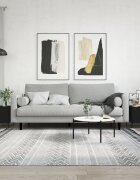vidaXL Кафе маси 2 бр черни 50x50x40 см инженерно дърво