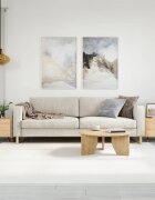 vidaXL Кафе маси 2 бр дъб сонома 50x50x40 см инженерно дърво