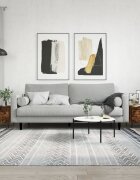 vidaXL Кафе маси 2 бр опушен дъб 50x50x40 см инженерно дърво
