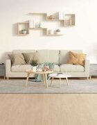 vidaXL Кафе маси 2 бр сив сонома 50x50x40 см инженерно дърво