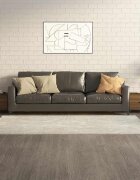 vidaXL Кафе маси с метални крака 2 бр кафяв дъб 50x50x40 см