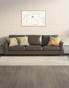 vidaXL Кафе маси с метални крака 2 бр сив сонома 50x50x40 см