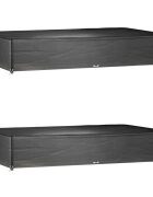vidaXL Калъф градинска мебел 2 бр 16 капси 325x205x60 см правоъгълни
