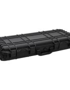 vidaXL Калъф с колела за полет черен 96x42x16 см PP