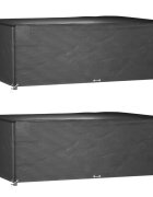 vidaXL Калъф за градинска мебел 2 бр 12 капси 230x165x80см правоъгълни