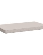 vidaXL Калъф за пейка 1 част VUGHT 100% полиестер Бяло 60 x 50 x 5 см
