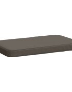 vidaXL Калъф за пейка 1 част VUGHT 100% полиестер Сиво 60 x 40 x 5 см