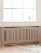 vidaXL Калъф за радиатор 2 бр. Дъб сонома 205 x 205 x 815 см