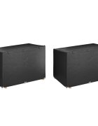 vidaXL Калъфи за люлки 2 бр 12 капси 215x150x130/150 см полиетилен