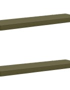 vidaXL Калъфи за пейки 2 части VUGHT 2 pcs 100% полиестер