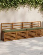 vidaXL Калъфи за пейки 2 части VUGHT 2 pcs 100% полиестер