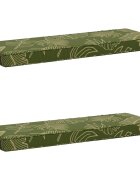 vidaXL Калъфи за пейки 2 части VUGHT 2 pcs 100% полиестер