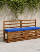 vidaXL Калъфи за пейки 2 части VUGHT 2 pcs 100% полиестер