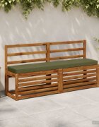 vidaXL Калъфи за пейки 2 части VUGHT 2 pcs 100% полиестер