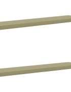 vidaXL Калъфи за пейки 2 части VUGHT 2 pcs 100% полиестер