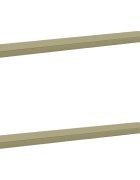 vidaXL Калъфи за пейки 2 части VUGHT 2 pcs 100% полиестер