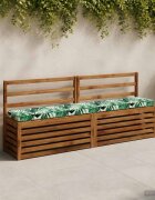 vidaXL Калъфи за пейки 2 части VUGHT 2 pcs 100% полиестер
