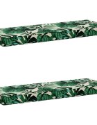 vidaXL Калъфи за пейки 2 части VUGHT 2 pcs 100% полиестер