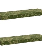 vidaXL Калъфи за пейки 2 части VUGHT 2 pcs 100% полиестер