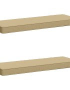 vidaXL Калъфи за пейки 2 части VUGHT 2 pcs 100% полиестер Бежово