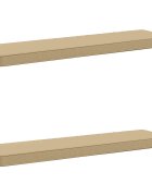 vidaXL Калъфи за пейки 2 части VUGHT 2 pcs 100% полиестер Бежово