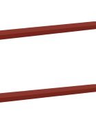 vidaXL Калъфи за пейки 2 части VUGHT 2 pcs 100% полиестер Червено