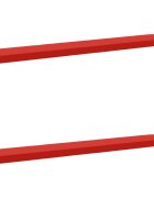 vidaXL Калъфи за пейки 2 части VUGHT 2 pcs 100% полиестер Червено