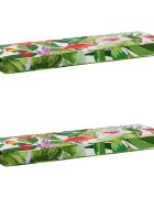 vidaXL Калъфи за пейки 2 части VUGHT 2 pcs 100% полиестер Многоцветен