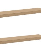 vidaXL Калъфи за пейки 2 части VUGHT 2 pcs 100% полиестер Пясък