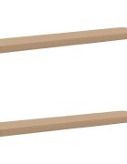 vidaXL Калъфи за пейки 2 части VUGHT 2 pcs 100% полиестер Пясък