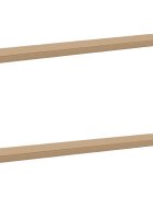vidaXL Калъфи за пейки 2 части VUGHT 2 pcs 100% полиестер Пясък