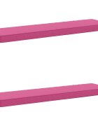 vidaXL Калъфи за пейки 2 части VUGHT 2 pcs 100% полиестер Розово