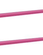 vidaXL Калъфи за пейки 2 части VUGHT 2 pcs 100% полиестер Розово