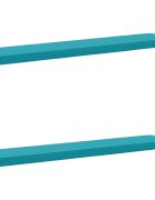 vidaXL Калъфи за пейки 2 части VUGHT 2 pcs 100% полиестер Тюркоаз