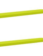 vidaXL Калъфи за пейки 2 части VUGHT 2 pcs 100% полиестер Яркозелено.