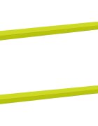 vidaXL Калъфи за пейки 2 части VUGHT 2 pcs 100% полиестер Яркозелено.