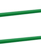 vidaXL Калъфи за пейки 2 части VUGHT 2 pcs 100% полиестер Зелено