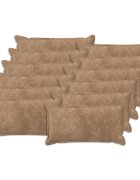 vidaXL Калъфка за възглавница 12 бр. HOUTEN Таупе 40 x 80 cm