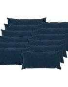vidaXL Калъфка за възглавница 12 pcs HEERLEN Синьо 40 x 80 cm