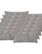 vidaXL Калъфка за възглавница 12 pcs HEERLEN Светлосиво 40 x 80 cm
