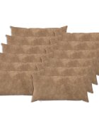 vidaXL Калъфка за възглавница 12 pcs HEERLEN Таупе 40 x 80 cm