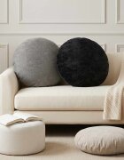 vidaXL Калъфка за възглавница 2 бр. HEERLEN Антрацит Ø 60 cm