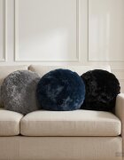 vidaXL Калъфка за възглавница 2 бр. HEERLEN Черно Ø 40 cm