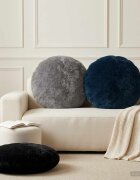 vidaXL Калъфка за възглавница 2 бр. HEERLEN Черно Ø 60 cm